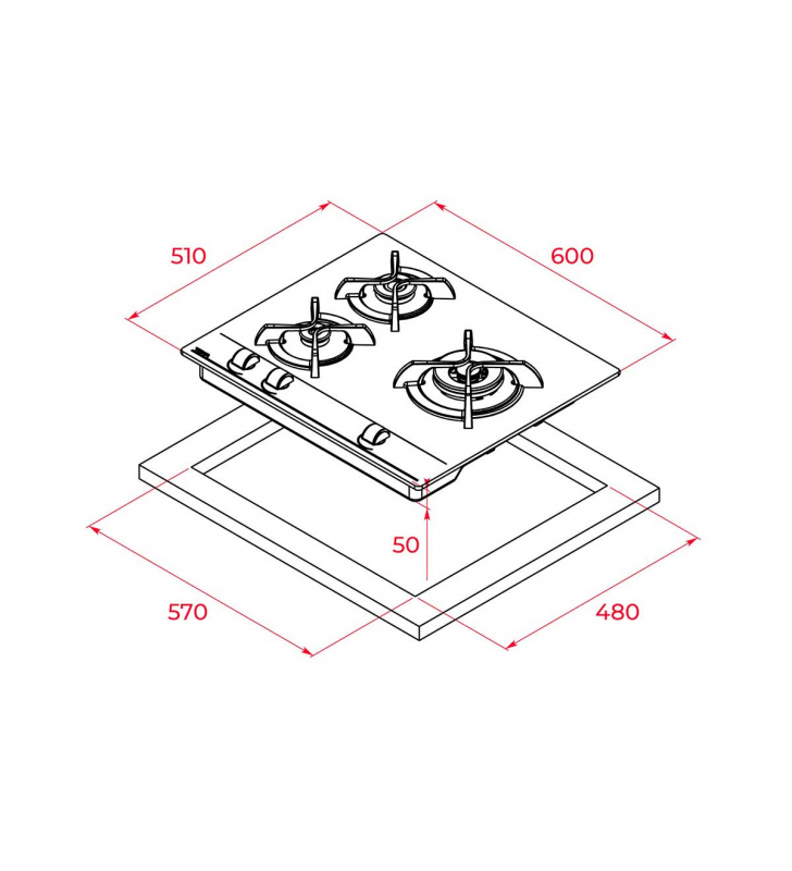 Placa Teka GBC 63010 KBB - Imagen 3